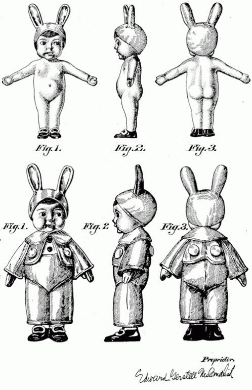 Boy Bunny Tot doll