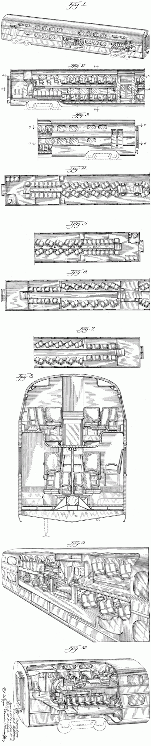 Double Deck Pullman Railway Car