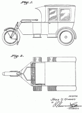 Tri-wheeled automobile