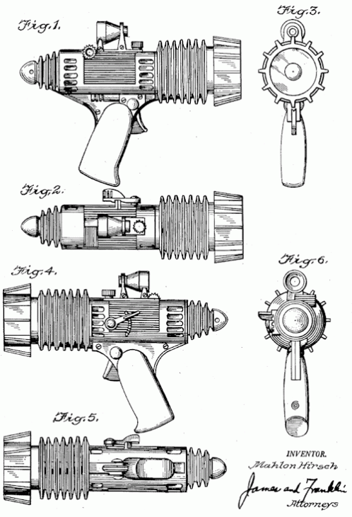 Rex Mars atomic pistol