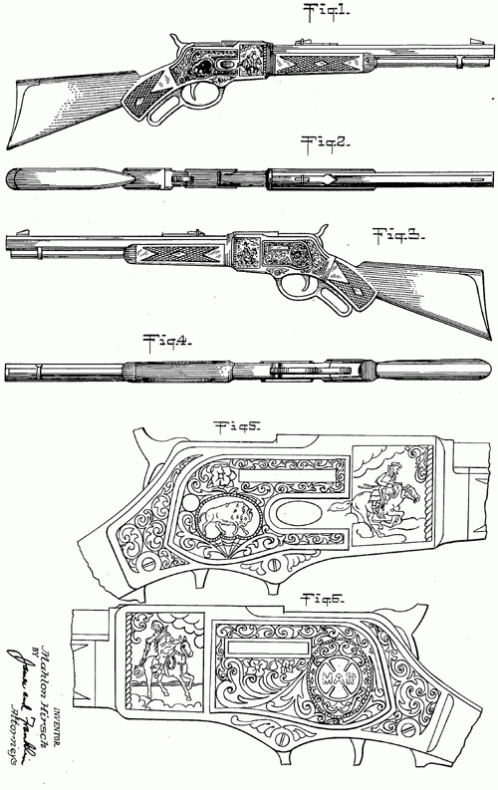 Toy western rifle