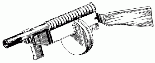 Louis Marx Design for a Toy Machine Gun